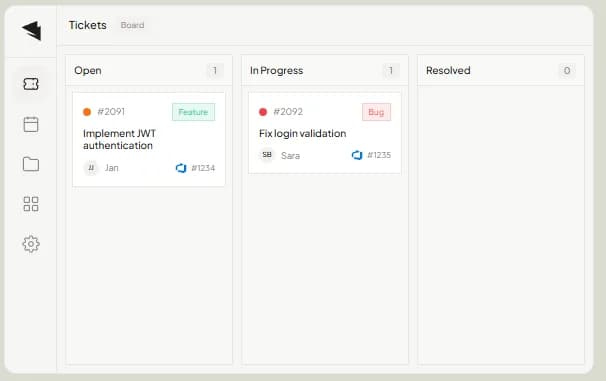 Two-way sync met Azure DevOps