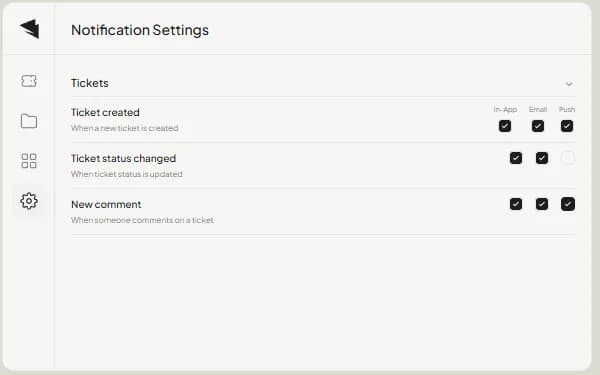 Refront Slack integration - Configure notification settings