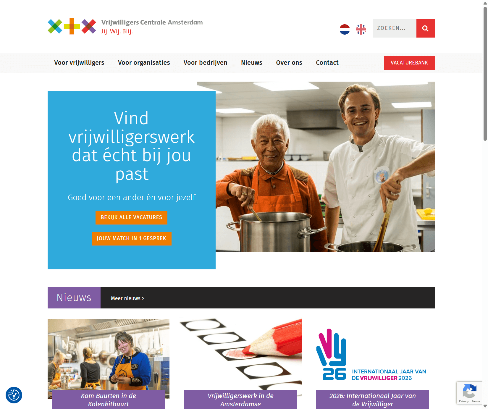 VCA - Vrijwilligers Centrale Amsterdam: Vca Amsterdam Homepage