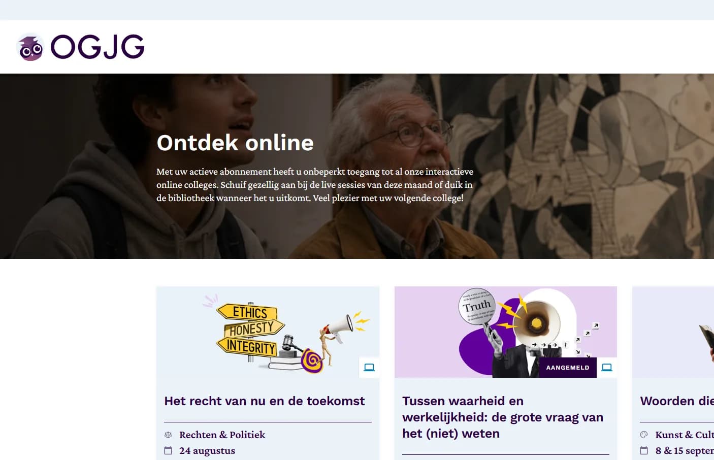 OGJG - Collegeplatform voor senioren